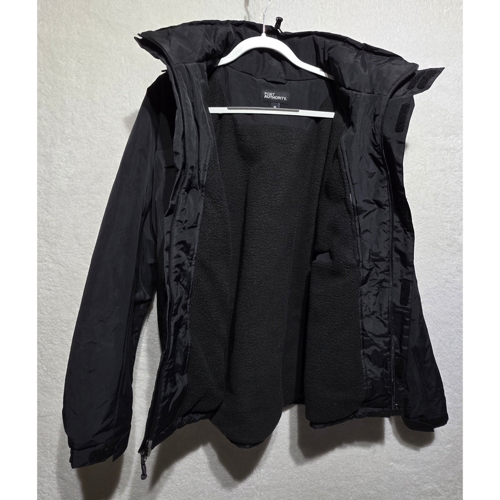 Black Fleece Lined Hooded Jacket Knights of Columbus St Ambrose Council 1489 XL - Picture 6 of 14